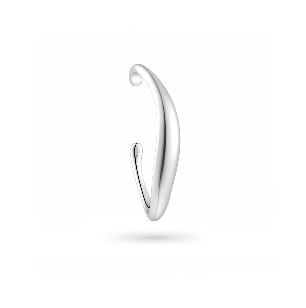 Flow Bangle Bracelet - Silver
