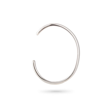 Flow Bangle Bracelet - Silver